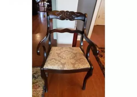 Antique dining room chairs